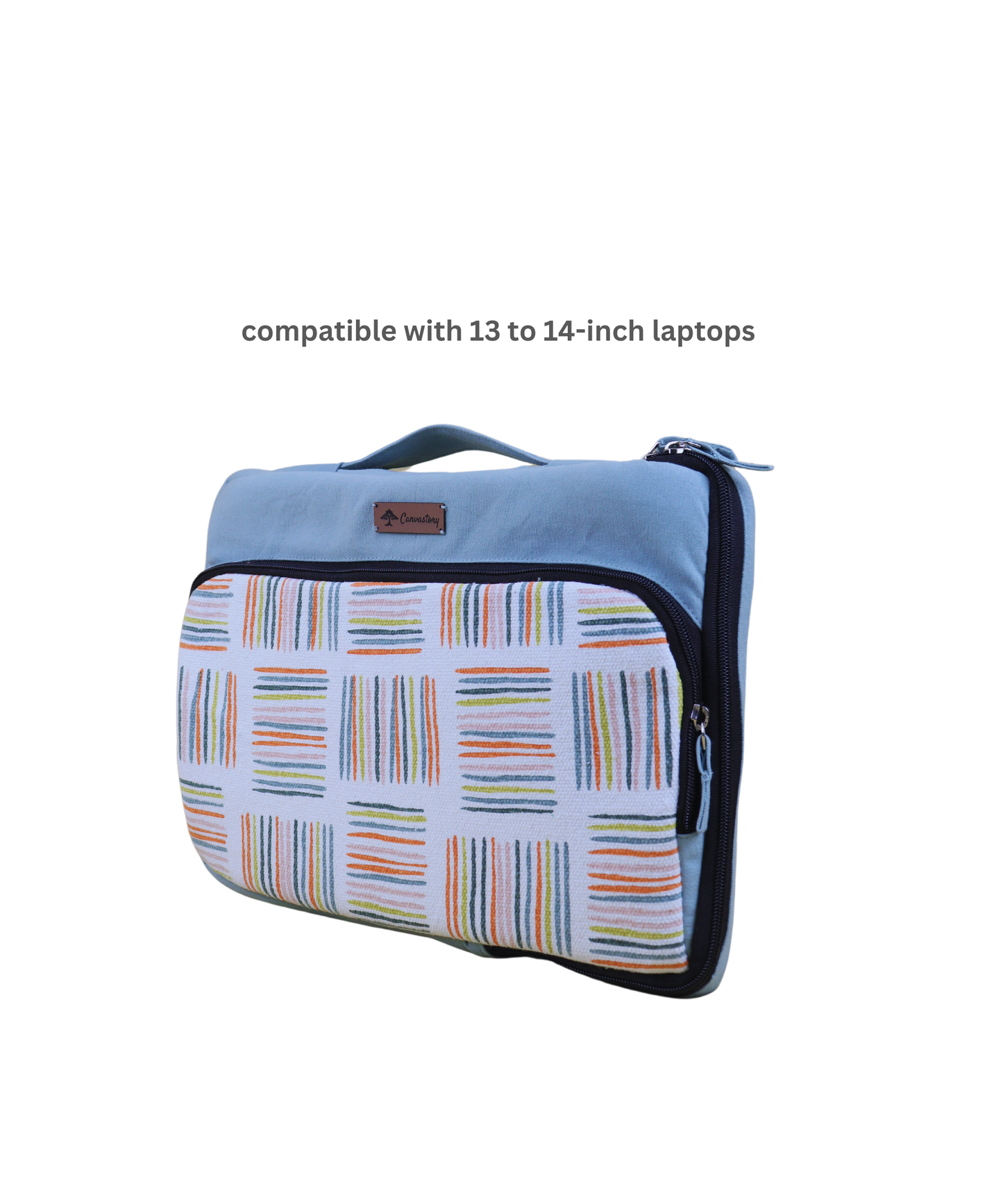 Functional laptop sleeve 14 inch, Laptop sleeve with pockets 14 inch, 14-inch laptop sleeve, Laptop sleeve with handle, Unisex laptop sleeve 14 inch, Slim laptop bag, Portable laptop sleeve, Handmade Laptop Sleeve for 14-inch, Sustainable Laptop Sleeve