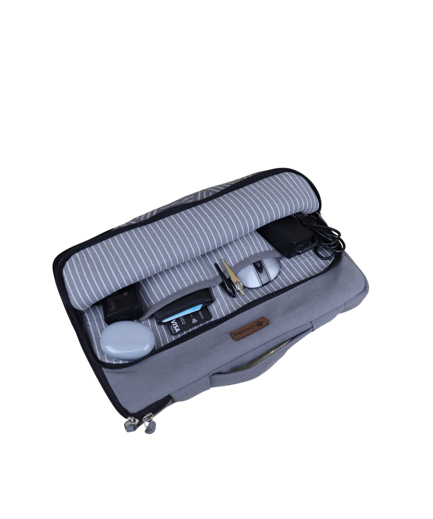 Functional laptop sleeve 14 inch, Laptop sleeve with pockets 14 inch, 14-inch laptop sleeve, Laptop sleeve with handle, Unisex laptop sleeve 14 inch, Slim laptop bag, Portable laptop sleeve, Handmade Laptop Sleeve for 14-inch, Sustainable Laptop Sleeve