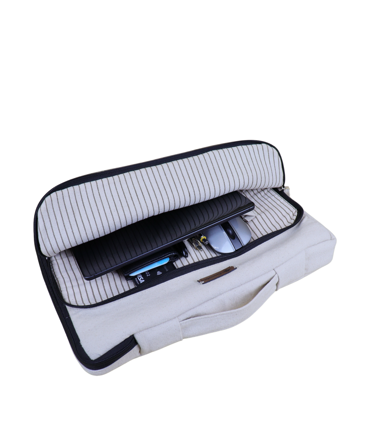 Functional laptop sleeve 14 inch, Laptop sleeve with pockets 14 inch, 14-inch laptop sleeve, Laptop sleeve with handle, Unisex laptop sleeve 14 inch, Slim laptop bag, Portable laptop sleeve, Handmade Laptop Sleeve for 14-inch, Sustainable Laptop Sleeve