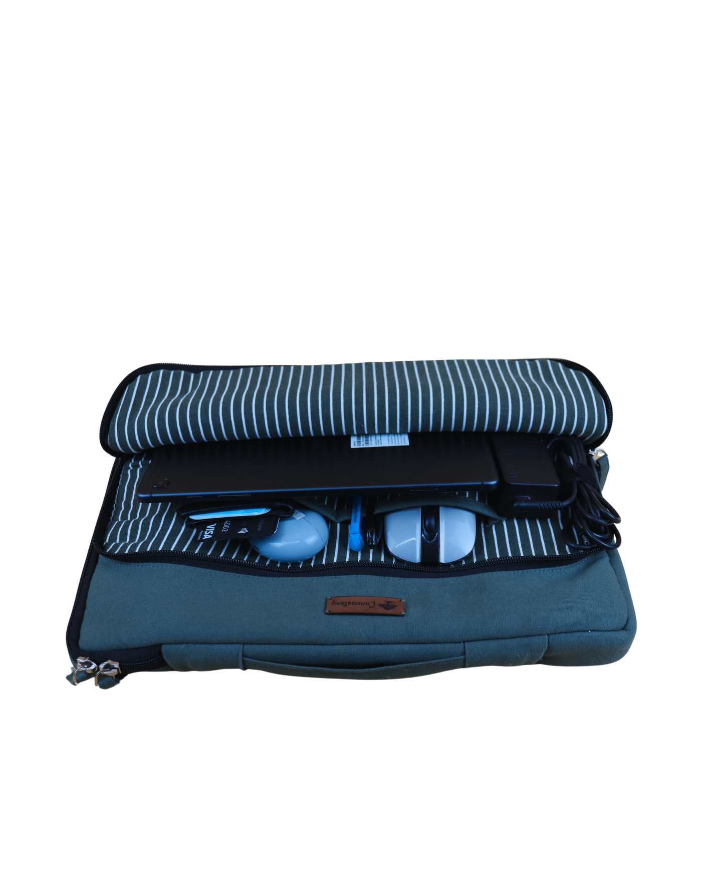 Functional laptop sleeve 14 inch, Laptop sleeve with pockets 14 inch, 14-inch laptop sleeve, Laptop sleeve with handle, Unisex laptop sleeve 14 inch, Slim laptop bag, Portable laptop sleeve, Handmade Laptop Sleeve for 14-inch, Sustainable Laptop Sleeve