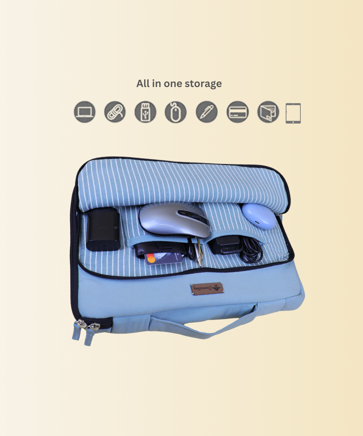 Functional laptop sleeve 14 inch, Laptop sleeve with pockets 14 inch, 14-inch laptop sleeve, Laptop sleeve with handle, Unisex laptop sleeve 14 inch, Slim laptop bag, Portable laptop sleeve, Handmade Laptop Sleeve for 14-inch, Sustainable Laptop Sleeve