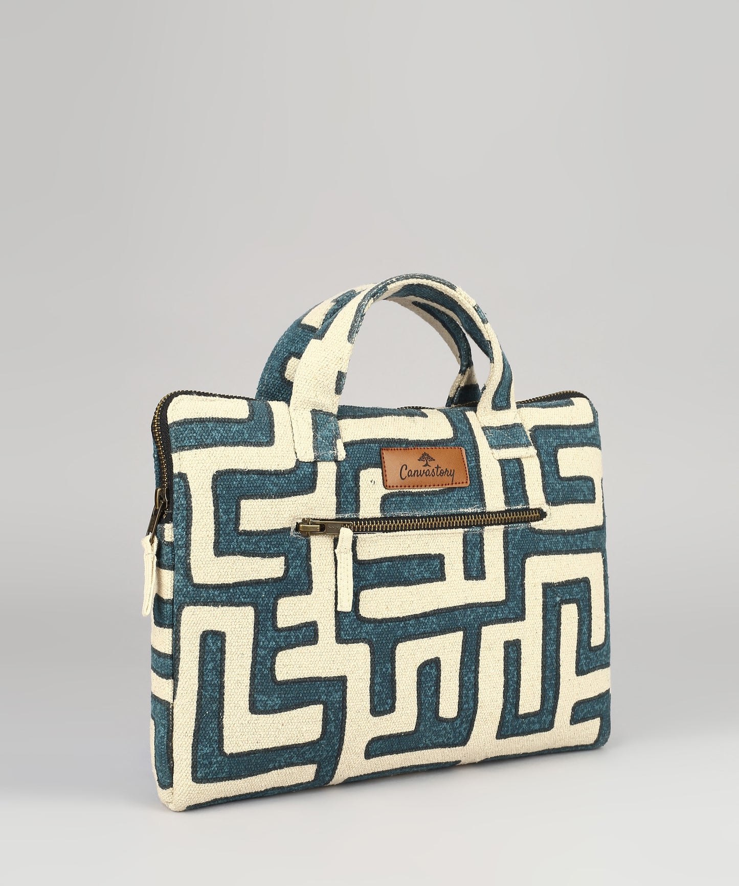 Sustainable Cotton iPad Sleeve with Detachable Handle, Handmade Sustainable Cotton iPad Sleeve with Handle, Eco-friendly Cotton iPad Sleeve with Handle, Cotton iPad Sleeve with Handle and Padded Interior, Recycled Cotton iPad Sleeve with Handle