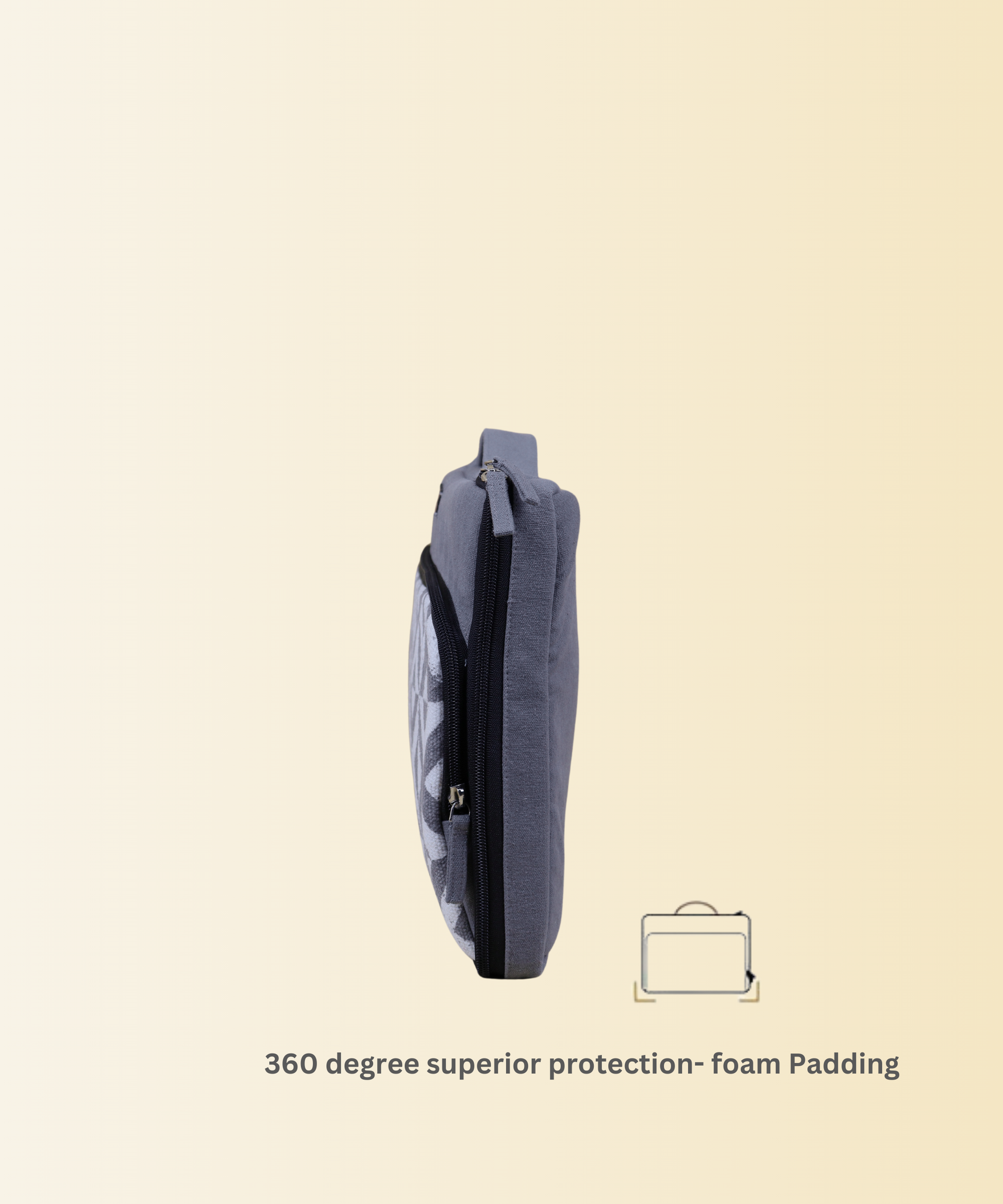 Functional laptop sleeve 14 inch, Laptop sleeve with pockets 14 inch, 14-inch laptop sleeve, Laptop sleeve with handle, Unisex laptop sleeve 14 inch, Slim laptop bag, Portable laptop sleeve, Handmade Laptop Sleeve for 14-inch, Sustainable Laptop Sleeve