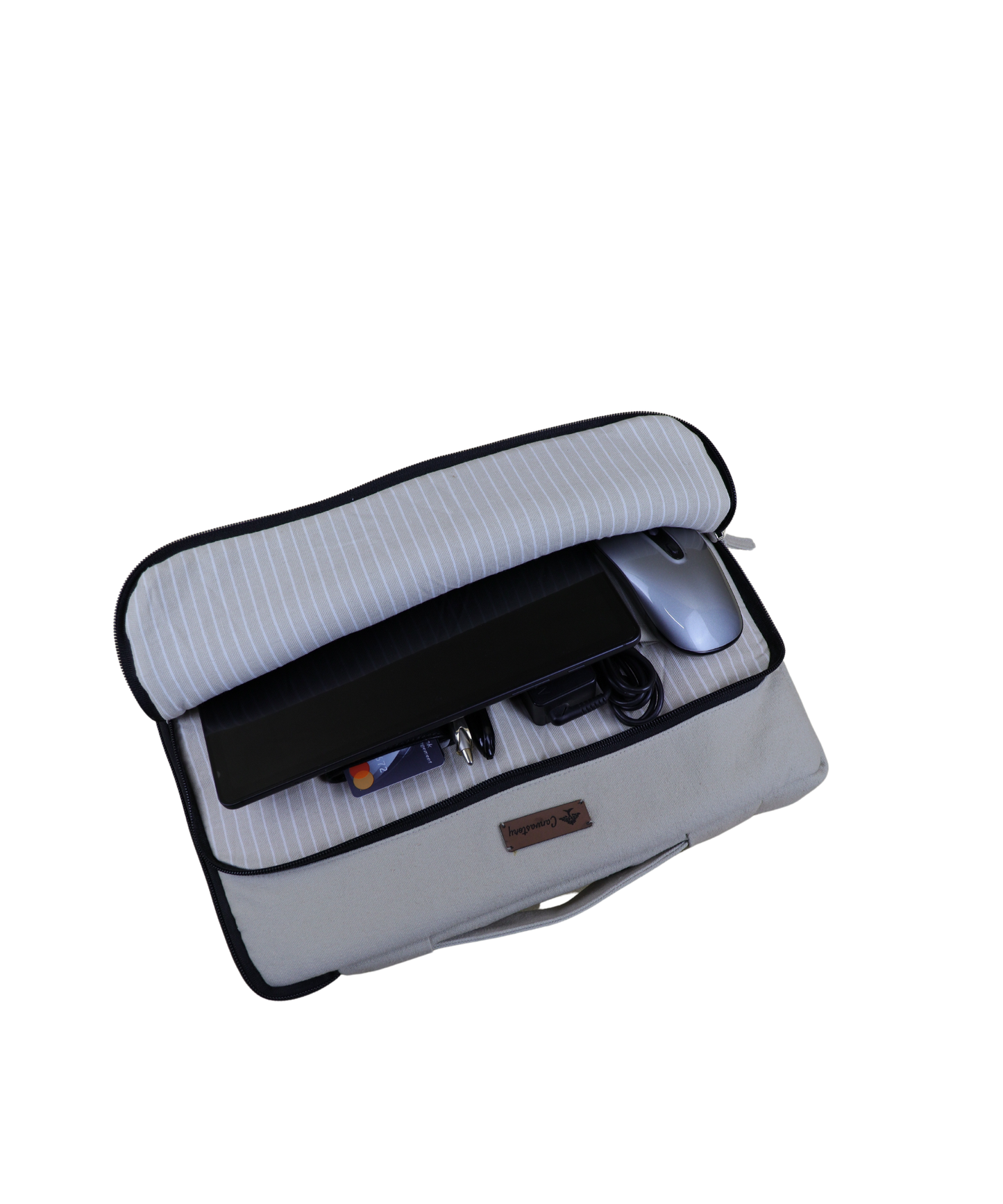 Functional laptop sleeve 14 inch, Laptop sleeve with pockets 14 inch, 14-inch laptop sleeve, Laptop sleeve with handle, Unisex laptop sleeve 14 inch, Slim laptop bag, Portable laptop sleeve, Handmade Laptop Sleeve for 14-inch, Sustainable Laptop Sleeve