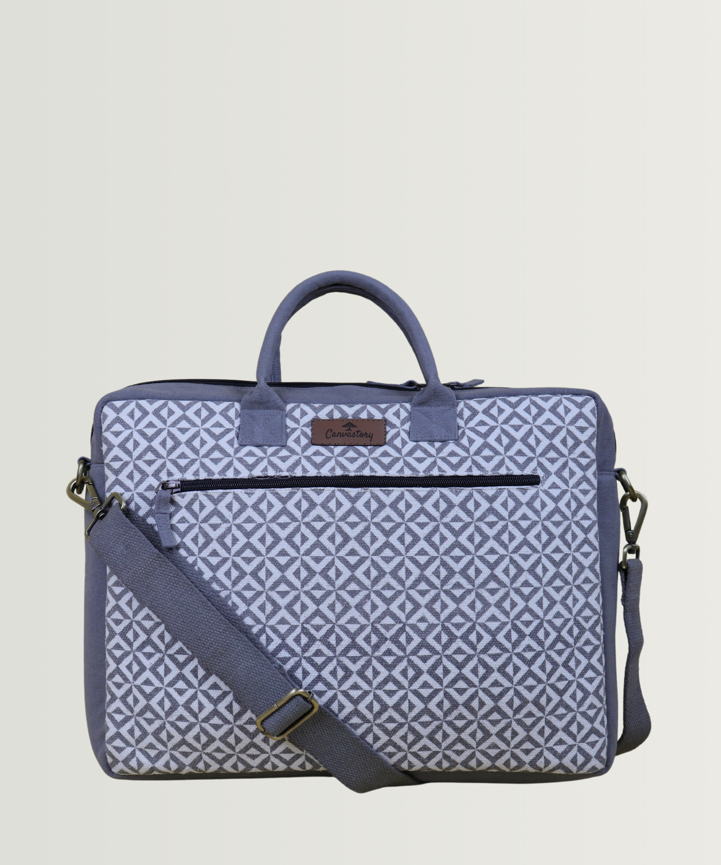 Sustainable-Cotton-Laptop-Bags, Commute-Laptop-Bags, Durable laptop bag with compartments & Adjustable strap, multi-pocket laptop shoulder bag, modern laptop backpack for men/women