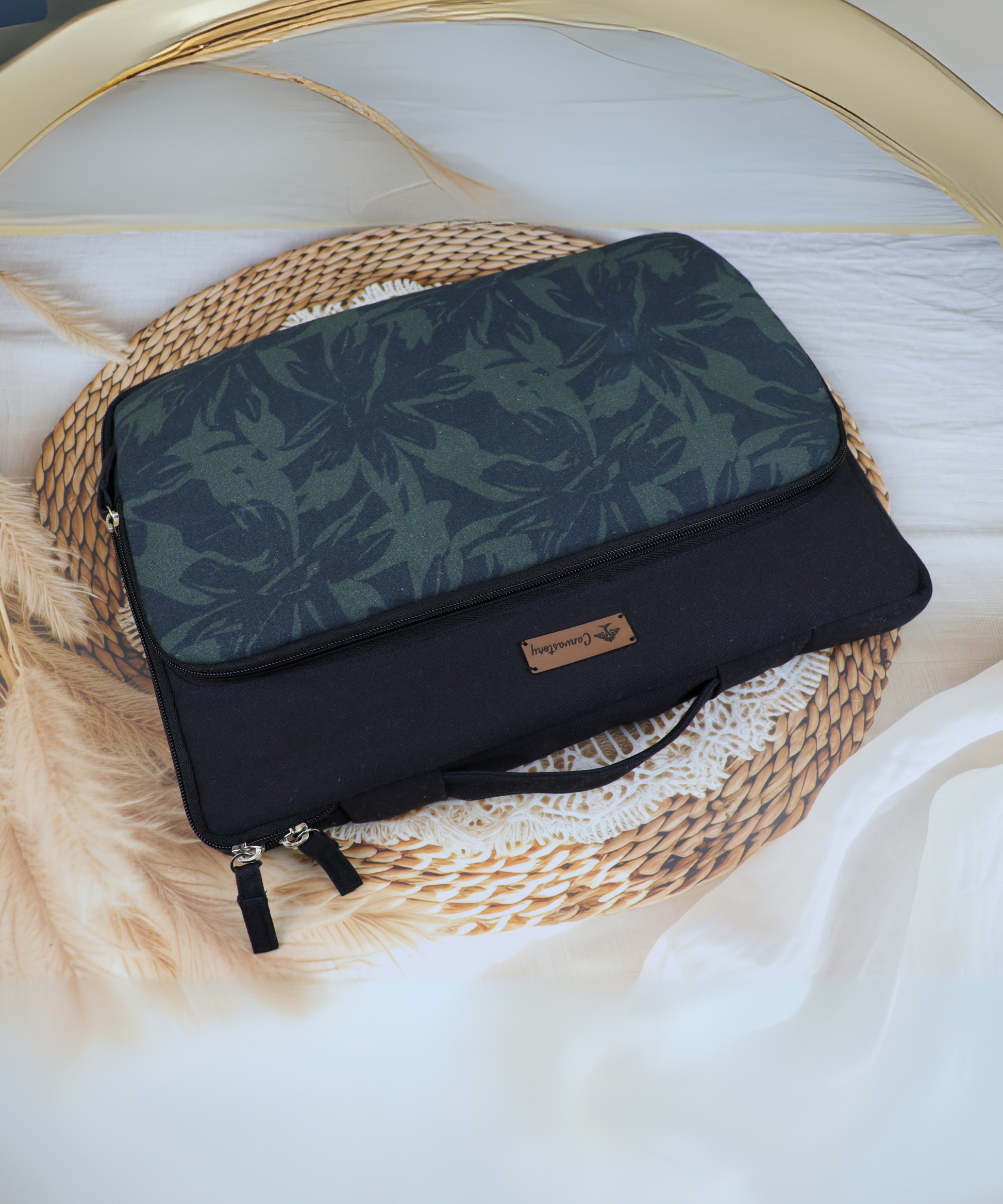 Functional laptop sleeve 14 inch, Laptop sleeve with pockets 14 inch, 14-inch laptop sleeve, Laptop sleeve with handle, Unisex laptop sleeve 14 inch, Slim laptop bag, Portable laptop sleeve, Handmade Laptop Sleeve for 14-inch, Sustainable Laptop Sleeve