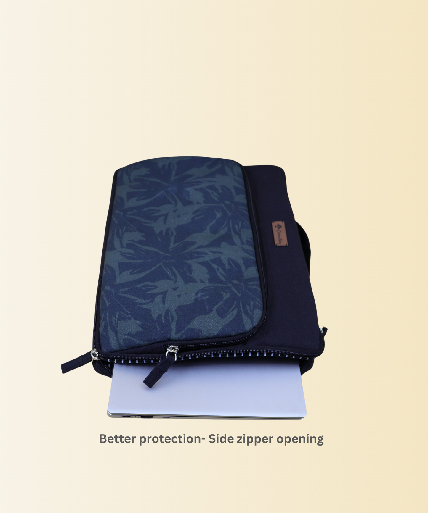 Functional laptop sleeve 14 inch, Laptop sleeve with pockets 14 inch, 14-inch laptop sleeve, Laptop sleeve with handle, Unisex laptop sleeve 14 inch, Slim laptop bag, Portable laptop sleeve, Handmade Laptop Sleeve for 14-inch, Sustainable Laptop Sleeve