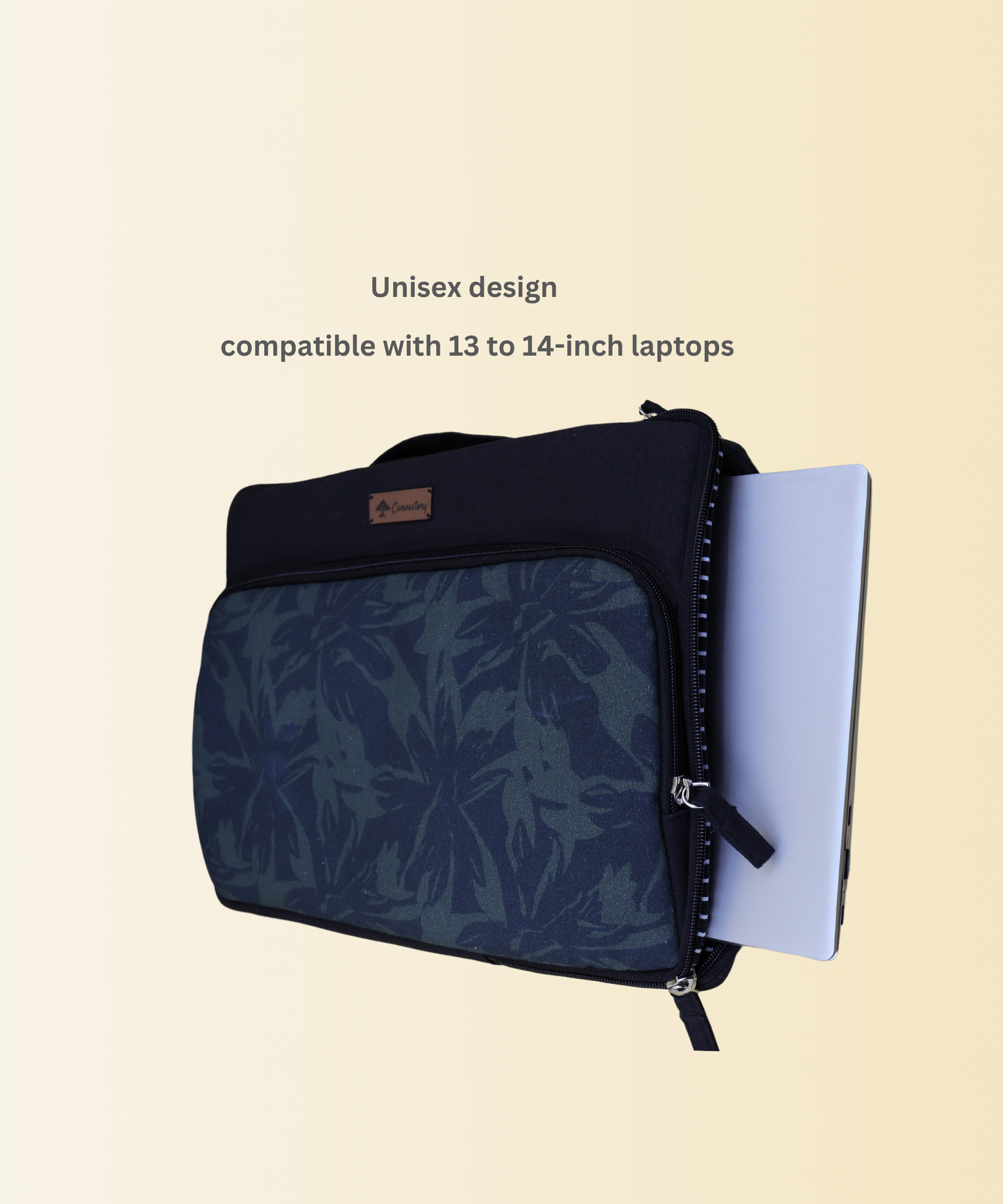 Functional laptop sleeve 14 inch, Laptop sleeve with pockets 14 inch, 14-inch laptop sleeve, Laptop sleeve with handle, Unisex laptop sleeve 14 inch, Slim laptop bag, Portable laptop sleeve, Handmade Laptop Sleeve for 14-inch, Sustainable Laptop Sleeve