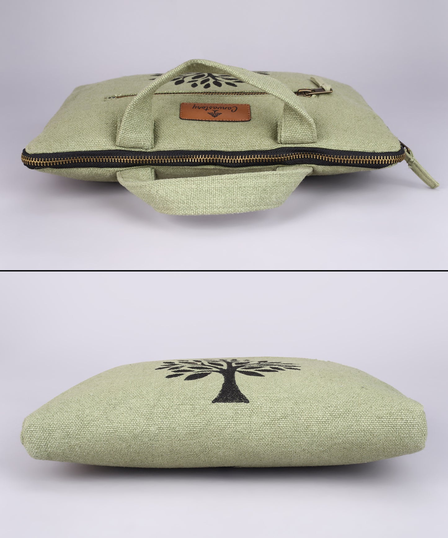 Sustainable Cotton iPad Sleeve with Detachable Handle, Handmade Sustainable Cotton iPad Sleeve with Handle, Eco-friendly Cotton iPad Sleeve with Handle, Cotton iPad Sleeve with Handle and Padded Interior, Recycled Cotton iPad Sleeve with Handle