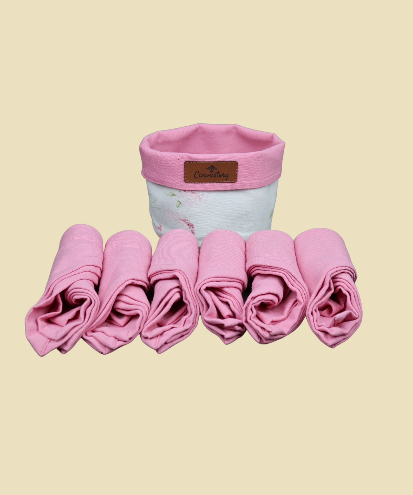 Cotton napkin baskets, Napkin holders, Table décor, Dining table essentials, Napkin baskets, Sustainable homeware, Kitchen organizer, Eco-friendly storage