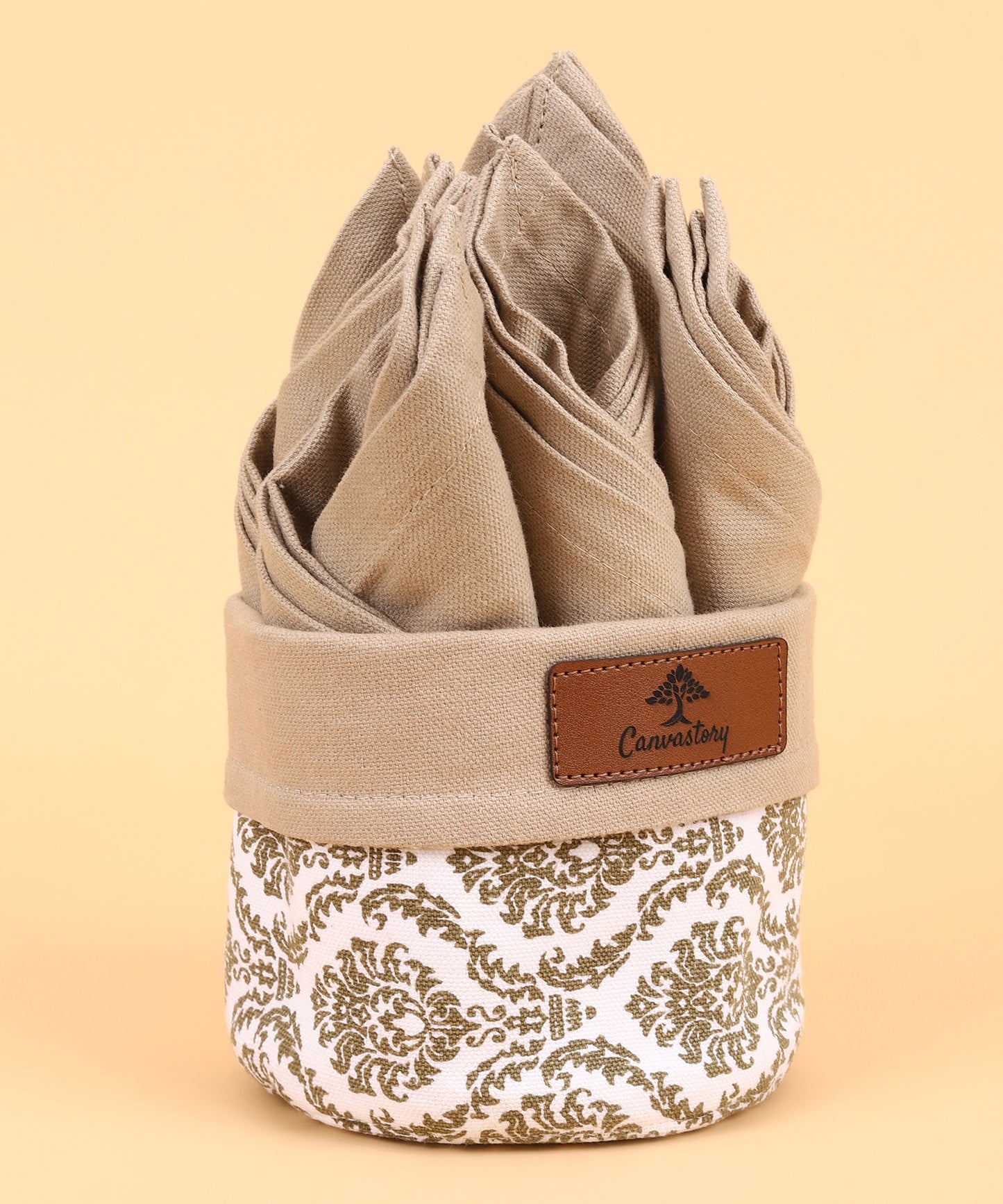 Cotton napkin baskets, Napkin holders, Table décor, Dining table essentials, Napkin baskets, Sustainable homeware, Kitchen organizer, Eco-friendly storage