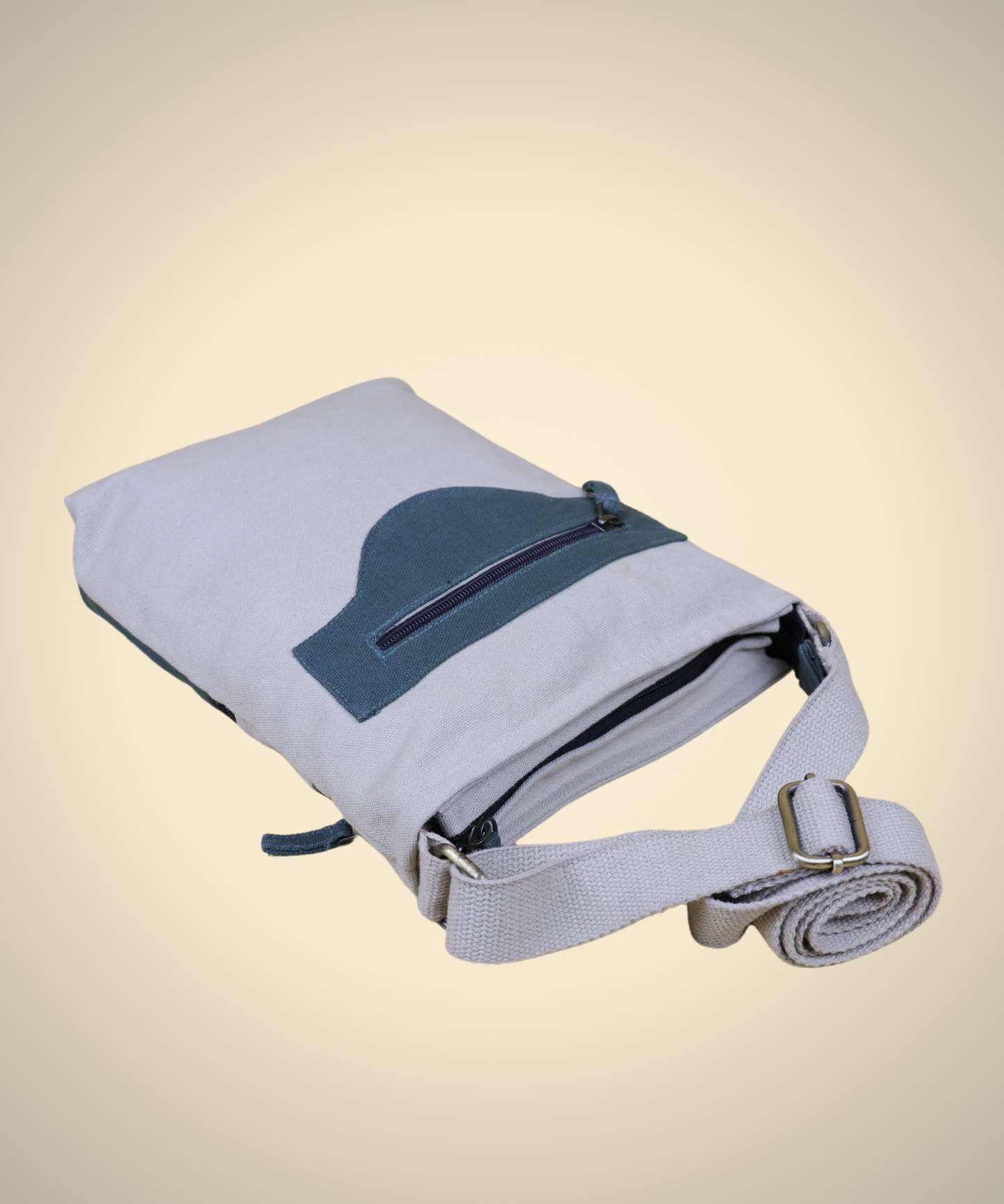 Unisex crossbody forest sling bag, Forest green sling bag for men and women, Forest sling bag with adjustable strap, Sustainable crossbody sling bag, Crossbody sling bag for everyday use