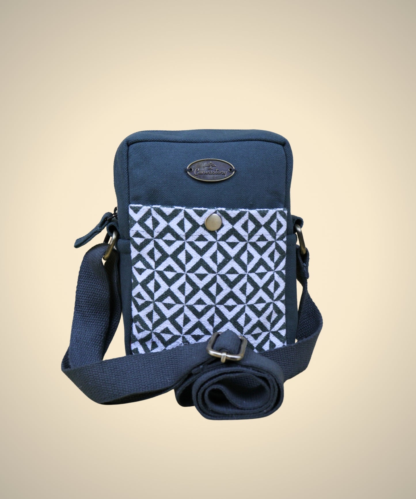 Canvastory Crossbody Mobile Phone Sling Bag for Women & Men| Utility Small Sling Bag for Women & girls| Phone Bag with Adjustable Strap | Mobile Pouch, Sling Bag for Women | Phone carrying sling