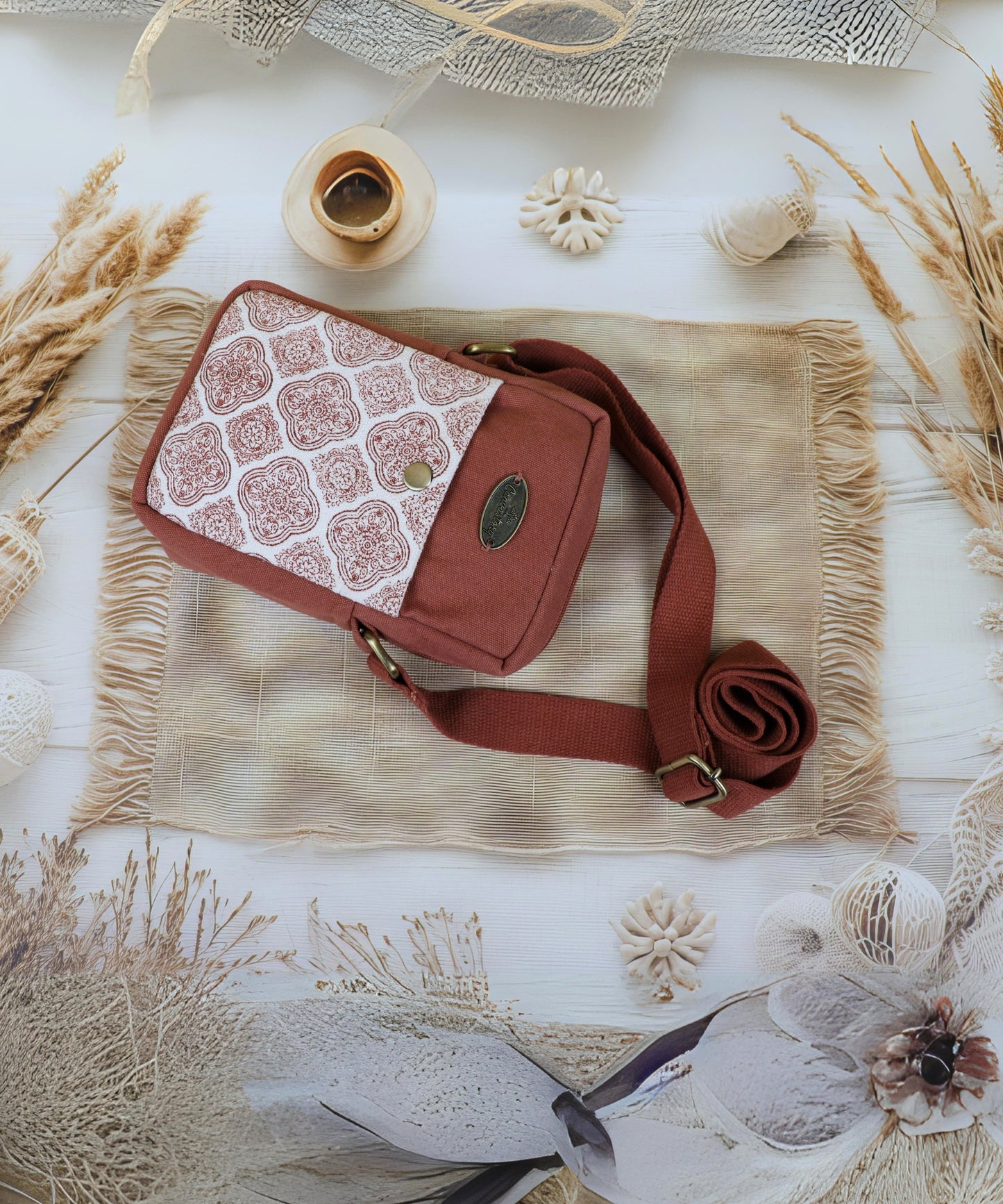 Canvastory Crossbody Mobile Phone Sling Bag for Women & Men| Utility Small Sling Bag for Women & girls| Phone Bag with Adjustable Strap | Mobile Pouch, Sling Bag for Women | Phone carrying sling