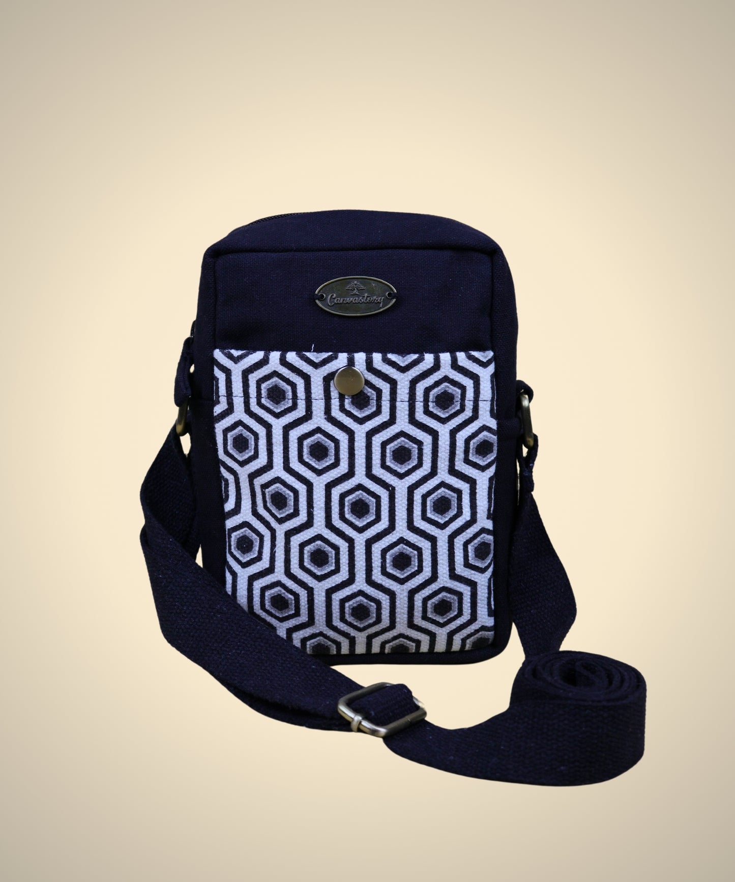 Canvastory Crossbody Mobile Phone Sling Bag for Women & Men| Utility Small Sling Bag for Women & girls| Phone Bag with Adjustable Strap | Mobile Pouch, Sling Bag for Women | Phone carrying sling