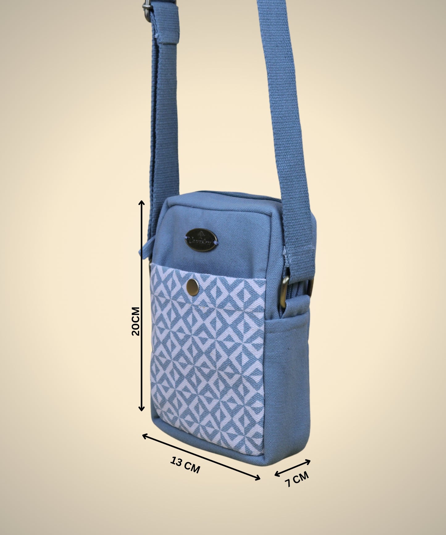 Canvastory Crossbody Mobile Phone Sling Bag for Women & Men| Utility Small Sling Bag for Women & girls| Phone Bag with Adjustable Strap | Mobile Pouch, Sling Bag for Women | Phone carrying sling