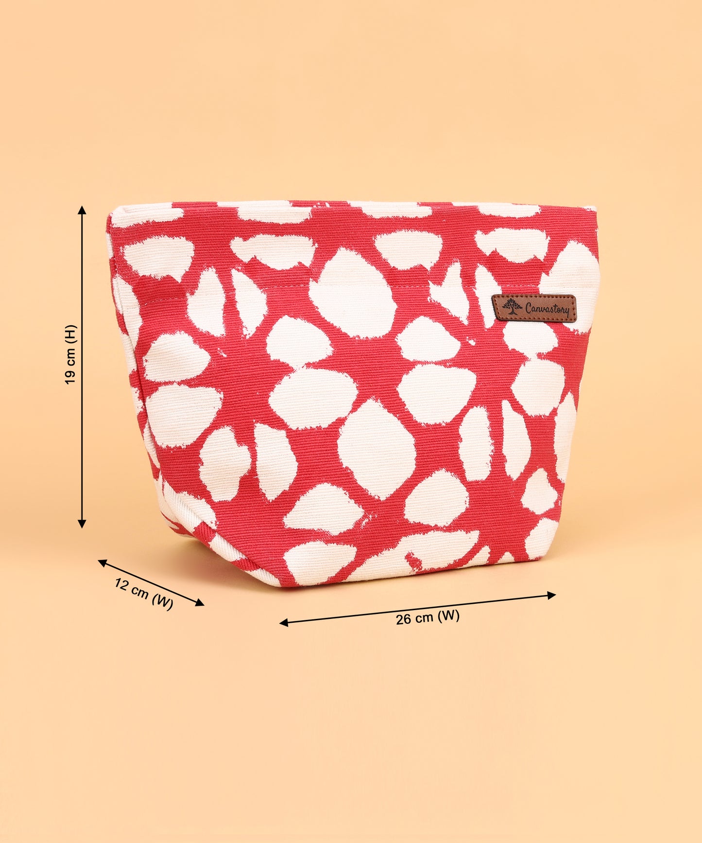 cosmetic travel pouch, Canvas cosmetic pouch, Boat-shaped pouches, Zippered cosmetic pouch, Eco-friendly cosmetic bag, Multi-use makeup bag