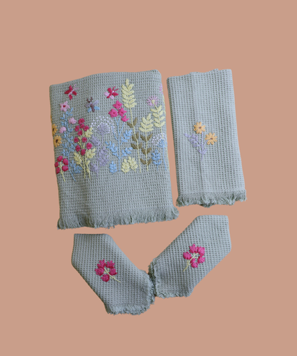 Hand Embroidery Towel Set