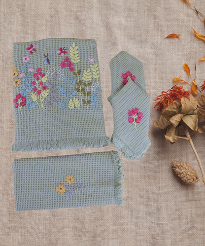 Hand Embroidery Towel Set