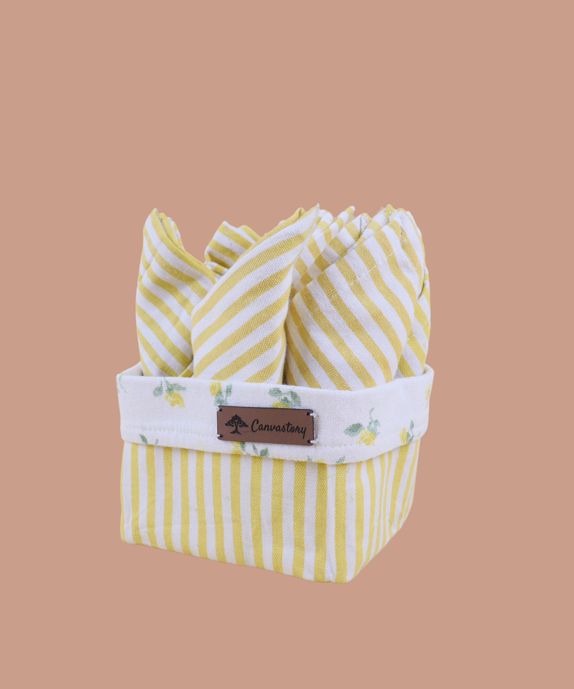 Cotton napkin baskets, Napkin holders, Table décor, Dining table essentials, Napkin baskets, Sustainable homeware, Kitchen organizer, Eco-friendly storage