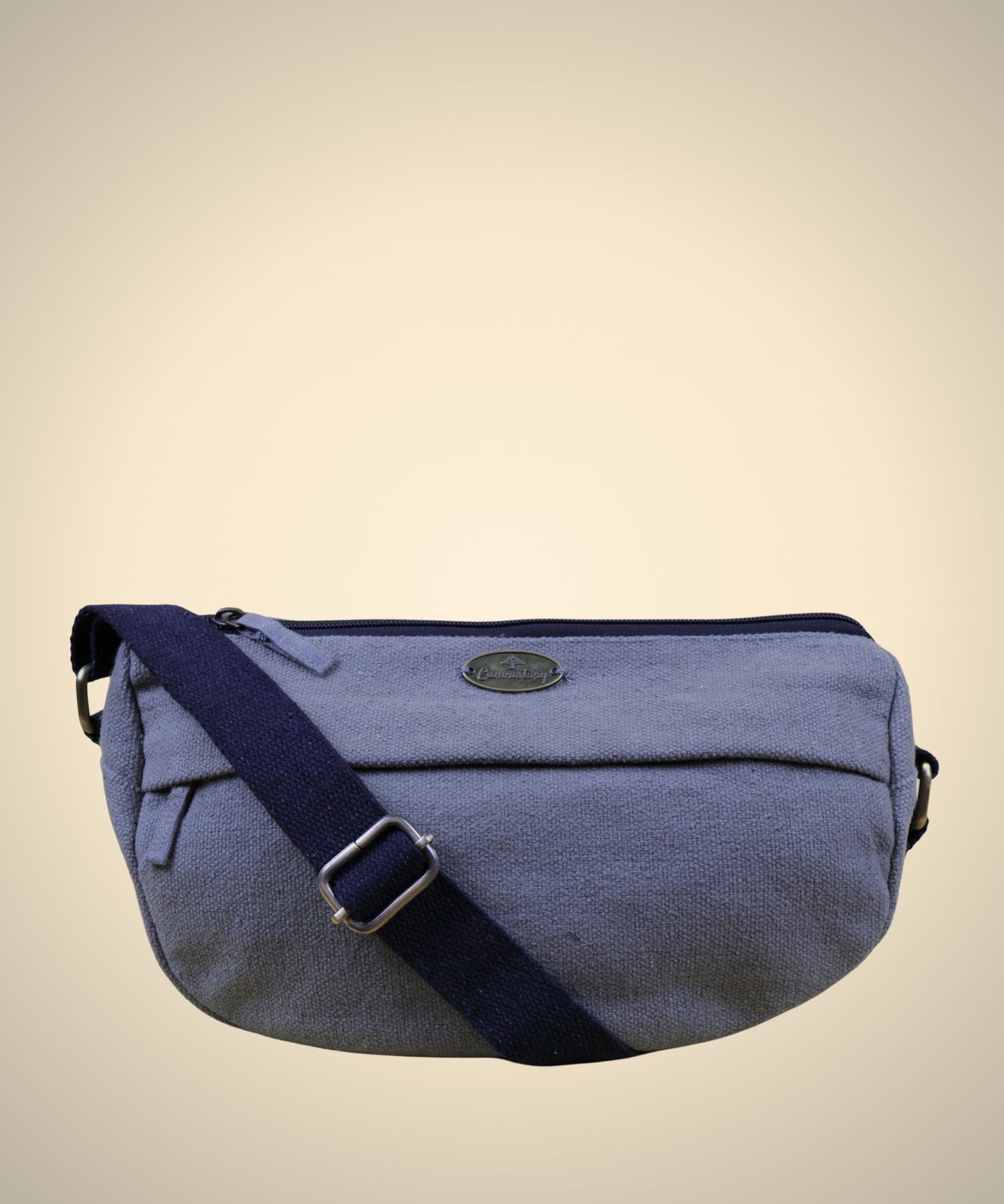 Crossbody Bag, Sling Bags for Men Women with Half Moon Shape, Side Bags for Women Stylish with Adjustable Cotton Strap, Crossbody sling bag for travel, Lightweight unisex sling bag